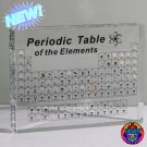 Periodic Table with Real Elements Display Acrylic Flat Earth & Chemistry lovers Gift Science School
