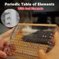 Periodic Table with Real Elements Display Acrylic Flat Earth & Chemistry lovers Gift Science School