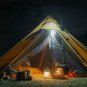 Outdoor Ultralight Titanium Wood Tent Stove Camping Hiking Portable Backpacking Quick Assemble +Pipe