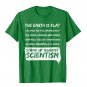 The Great Awakening T-Shirt Flat Earth Unisex Fashion Black vax Depopulation Chemtrails Science Hoax