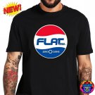 Flat Earth Pepsi Meme T-Shirt Logo Parody Zero Curvature NASA Lies Men Casual Black Tee Tops Funny