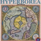 Hyperborea North Pole Canvas Print Flat Earth Map 30x30cm Mercator World Rupes Nigra Garden of Eden