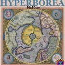 Hyperborea Rupes Nigra North Pole Flat Earth Map Canvas Print 50x50cm Mercator World Garden of Eden
