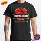 Dinosaur Hoax Meme T-Shirt Flat Earth Unisex Men lizard Bones Science Casual Black Tee Top Jurassic