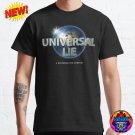 New Flat Earth Meme T-Shirt Universal Lie Globe World Logo NASA Lies Unisex Men Casual Black Tee Top