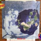 Flat Earth Projection Plasma Moon World Map Flying Flag 90x90cm Cosmos Realm Ewaranon Terra Vibes FE