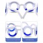 Water Always finds it's Level Soft Glasses Flat Earth Horizon Liquid Motion Funny Parody Sunglasses