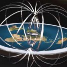 Flat Earth Magnetic Field Torus Ring Viewer Magic Spring Toy World Realm Map Dielectric Plane Gifts