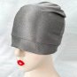54cm L Size Anti-Radiation Cap EMF Protection Hat Gray Faraday Hoodie Silver Fiber Blocks 5G WiFi BT