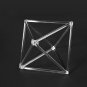 5-inch Merkaba Crystal Singing Pyramid Octahedron Playing Mallet Quartz Diamond Energy Healing Sound