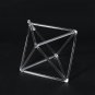 8-inch Merkaba Crystal Singing Pyramid Octahedron Playing Mallet Quartz Diamond Energy Healing Sound