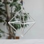 8-inch Merkaba Crystal Singing Pyramid Octahedron Playing Mallet Quartz Diamond Energy Healing Sound