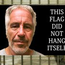 This Flag Did Not Hang Itself Funny Jeffrey Epstein Meme Wall Hanging Banner Poster Man Cave Decor Q