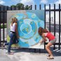 30x30cm World Beyond Ice Wall Flat Earth Map Realm V1 Canvas Poster Extra Territory Land Antarctica