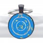 Flat Earth World Beyond Ice Wall Pendant Key-Chain V3 Antarctica Realm Terra Infinita Ring Keychain