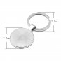 Flat Earth World Beyond Ice Wall Pendant Key-Chain V3 Antarctica Realm Terra Infinita Ring Keychain