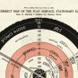 27x27inch | 70x70cm John Abizaid 1920 Flat Earth New Correct Map Poster Art Plane Stationary Surface