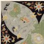 12x12inch 30x30cm Air France Flat Earth 1948 World Map Poster Art Lucien Boucher Paris Canvas Print