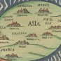 16x23inch 40x60cm Bunting Clover Leaf Flat Earth World Map Poster Canvas Jerusalem 1581 Wall New Art