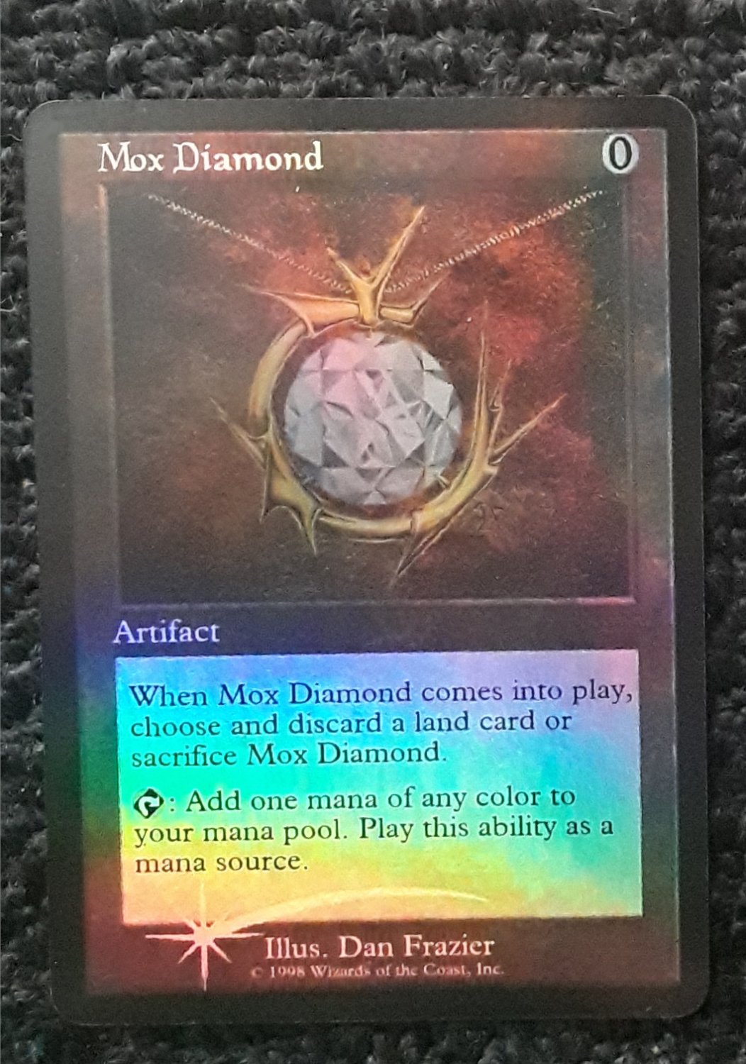 mtg Mox Diamond foil BGS8.5 ccmohmand.edu.pk