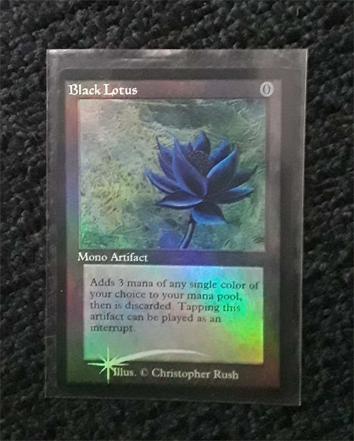 Foil Mtg Proxy Black Lotus