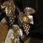 Pair of Solid Brass Vintage Candle Sconces