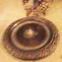 Pair of Solid Brass Vintage Candle Sconces