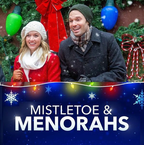 MISTLETOE & MENORAHS DVD LIFETIME CHRISTMAS MOVIE 2019 Jake Epstein