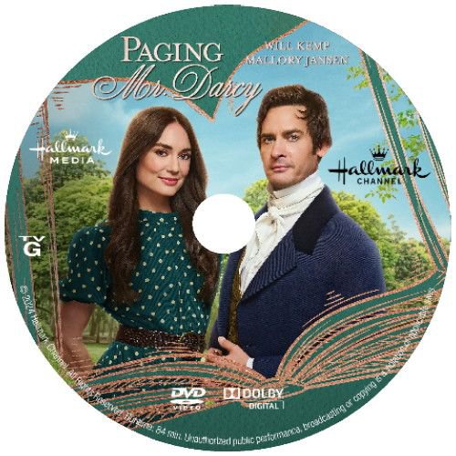 PAGING MR. DARCY DVD HALLMARK MOVIE 2024 Will Kemp