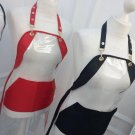 Clear apron, Red artist apron, Apron for artist, apron for painting, artist accessories