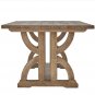 7-Piece Dining Table Set Pine Wood includes dining table and 6 chairs