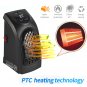 Wall Electric Heater Mini Fan Heater Warm Blower Desktop Household Wall Home Heating Stove Radiator