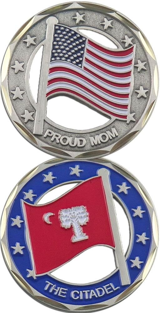 THE CITADEL PROUD MOM CHALLENGE COIN