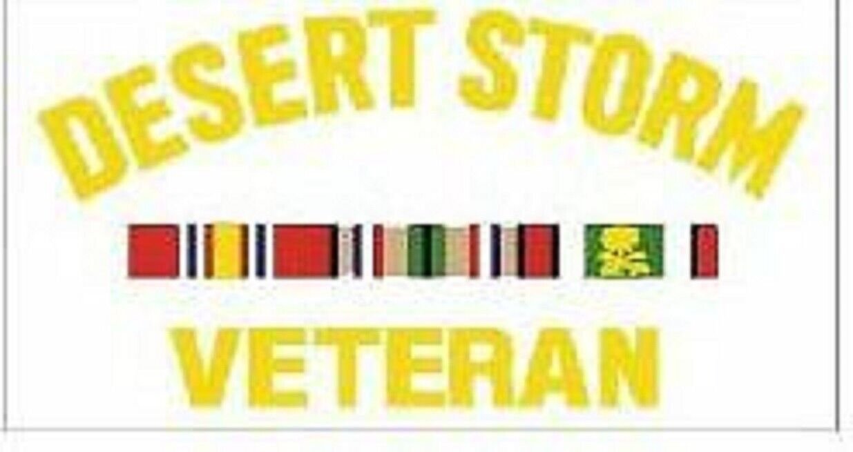 Desert Storm Veteran War Military Sticker Window 5