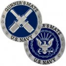 NAVY USN GUNNER'S MATE GM  MILITARY 1.75"  CHALLENGE COIN