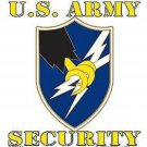 ASA ARMY SECURITY AGENCY  MILITARY CAR WINDOW DECAL