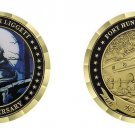 ARMY FORT HUNTER LIGGETT CALIFORNIA 75 YEARS 1.75" CHALLENGE COIN