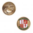 MARINE CORPS 1ST MARINE LOGISTICS GROUP CHALLENGE COIN