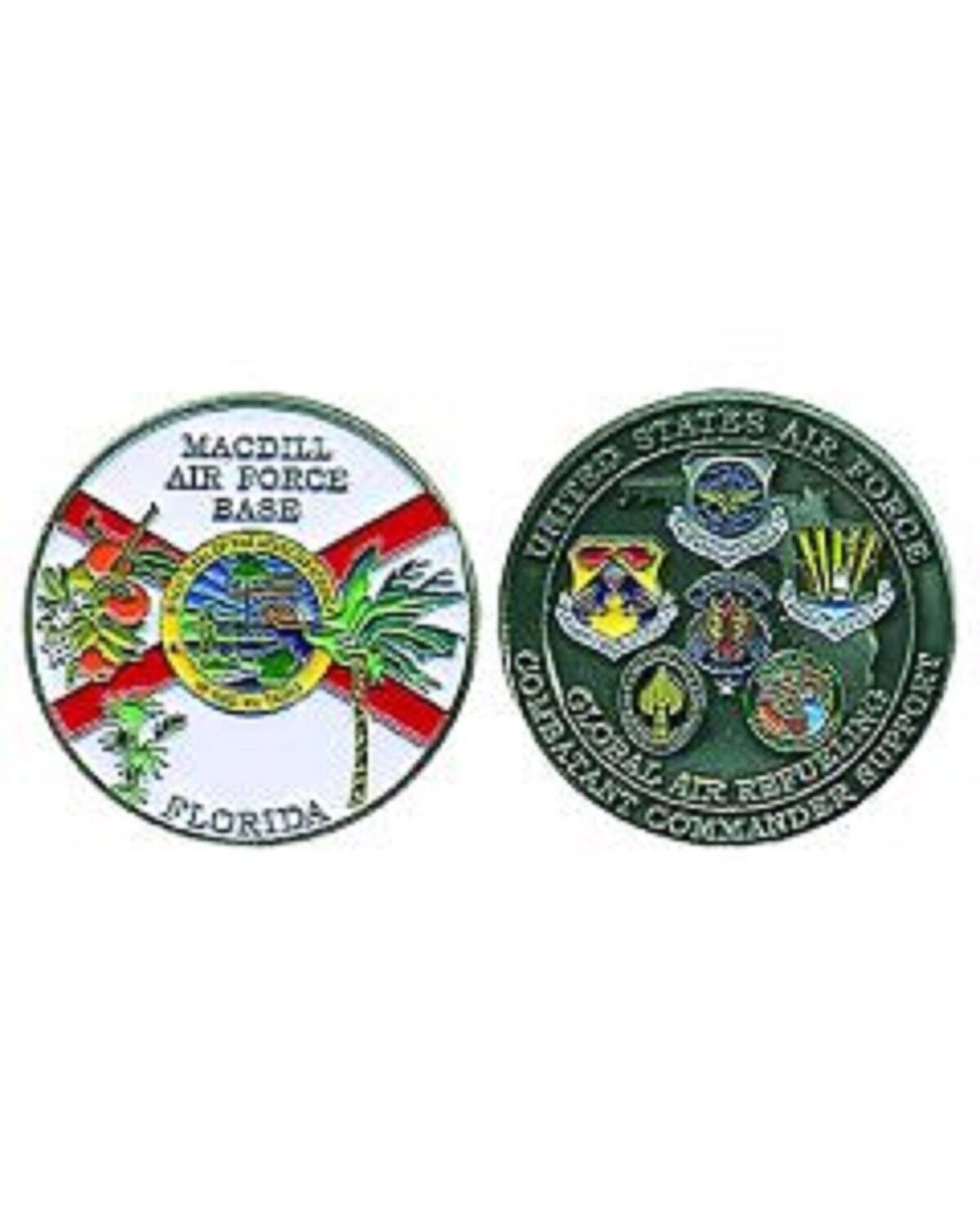 MACDILL AIR FORCE BASE CMD SEALS  CHALLENGE COIN