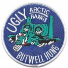 4"  AIR FORCE A-10  ARTIC HAWGS UGLY BUT WELL HUNG EMBROIDERED PATCH