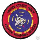 NAVY FIGHTER WEAPONS SCHOOL UNIFORM EMBROIDERED PATCH
