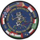 4.5" NAVY USS CVN-72 ABRAHAM LINCOLN EMBROIDERED PATCH