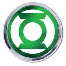 green lantern seal logo superhero dc comics chrome auto car emblem usa made