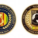 50 YEAR ANNIVERSARY VIETNAM WAR WREATH SOME GAVE ALL 1.75" CHALLENGE COIN