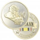 OIF OPERATION IRAQI FREEDOM IRAQ VETERAN RIBBON MILITARY 1.75" CHALLENGE COIN