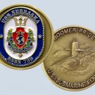 NAVY SUBMARINE USS NEBRASKA SSBN-739 BOOMER PRIDE CHALLENGE COIN