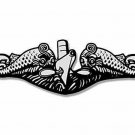 7" NAVY SUBMARINE WARFARE DOLPHINS HELMET  BUMPER CAR STICKER DECAL USA MADE