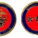 USMC MARINE CORPS LIEUTENANT GENERAL 3 STAR  CHALLENGE COIN