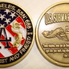 NAVY USS LOS ANGELES SSN-718 SUBMARINE CHALLENGE COIN