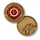 IAFF AFL-CIO CLC FIREMAN FIRE 1.75" CHALLENGE COIN